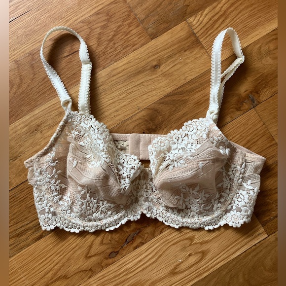 Stunning NWOT Wacoal lace underwire bra in sand - Sz 36C 🔥 - Picture 2 of 6